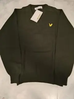 Lyle & Scott Vネックニット カーキ㊼のサムネイル