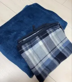 ブランケット　2枚セット　モコモコ　膝掛け