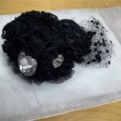 【美品】e.m. Fleur ヘッドドレス　ヘアアクセサリー