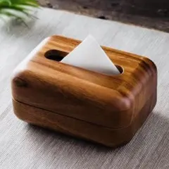 【日用品】木製ティッシュケース 1個
