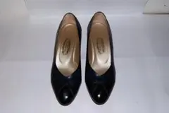 ★値下げ　Ginza yoshinoya ギンザヨシノヤ　紺　パンプス