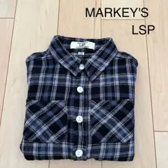 MARKEY'S LSP チェックネルシャツ　110cm