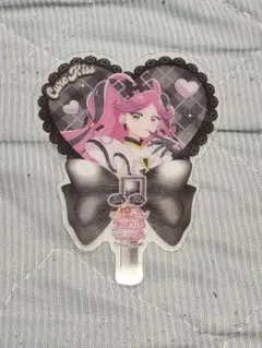 映画キミとアイドルプリキュア 入場者プレゼント 特典 うちわ型クリアカードキッス