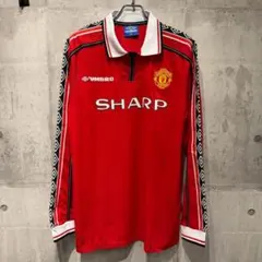 マンチェスター・ユナイテッド カントナ 7番 長袖 ユニフォーム L 中古