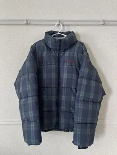 ダウン チェック柄