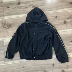 ●グローバルワークGLOBAL WORK ●薄手●上着●ブルゾン150●黒●美品