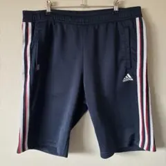 古着 アディダス クライマクール ショートパンツ 日本製 ネイビー L メンズ