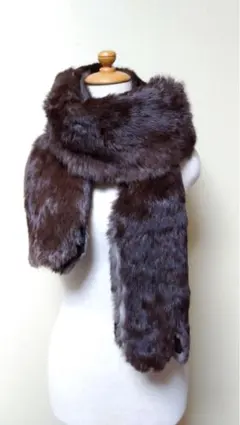 No.213 ファーマフラー美品