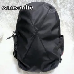 [サムソナイトレッド] バックパック ブラックナイロンリュック　クロ　黒