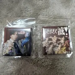 M!LK　サクラステージカプセルトイ　スクエアマグネット 缶バッジ