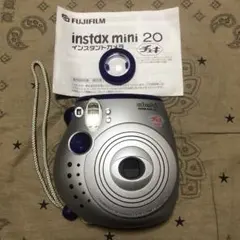 極美品 FUJIFILM INSTAX MINI 20 パープル チェキ 本体