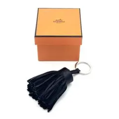 HERMES エルメス キーリング カルメン アニューミロ シルバー金具 黒 箱のサムネイル