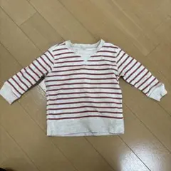 無印良品　90cm 長袖　トレーナー　裏起毛無し