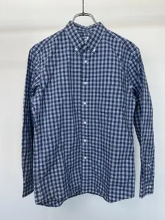 UNIQLO ブロードシャツ/チェック/ボタンダウン Sサイズ