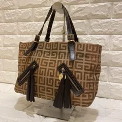 GIVENCHY ジバンシー　4G ロゴ総柄　トートバッグ　タッセルのサムネイル