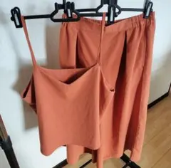 earth music＆ecologyセットアップ フリーサイズ オレンジ