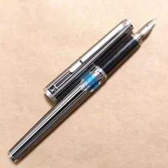 プラチナ 14K 14金 万年筆 リビエール 細字 蝕刻 袋入り 廃盤 - メルカリ