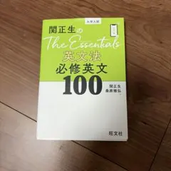 関正生のThe Essentials 英文法 必修英文100