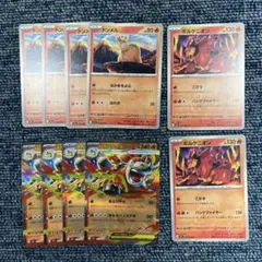 ポケモンカード　ドンメル　メガバクーダex 各4枚　ボルケニオン 2枚