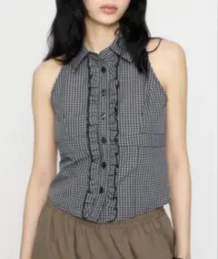LAGUA GEM FRONT FRILL COMPACT シャツ - メルカリ