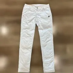 パーリーゲイツ　PEARLY GATES ゴルフパンツ　蓄熱裏起毛　ホワイト