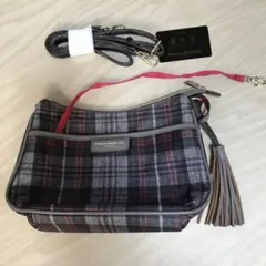 キンロックアンダーソン　チェック柄バッグ