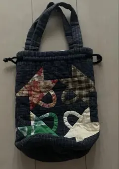 パッチワーク巾着　ハンドメイド　手作り巾着