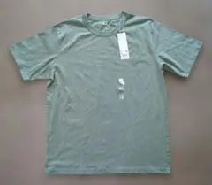 【未使用】UNIQLO　U　クルーネックＴシャツ　メンズXＬ　グリーン