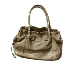 ケイトスペード　ゴールド　大容量　ハンドバッグ　トートバッグ　レザー