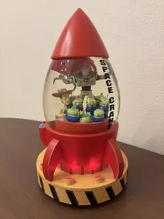 トイストーリー スペースクレーン ライトアップ オルゴール付き スノーグローブ トイストーリー スペースクレーン ライトアップ オルゴール付き