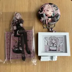 極楽街 特装版 アクリルスタンド 缶バッジ イラストカード ネイ 各5点 