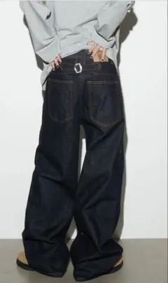 QS86 ルーズデニム インディゴ loose denim