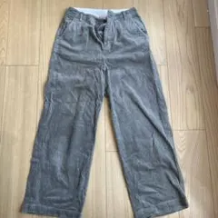 URBAN RESEARCH DOORS コーデュロイ ワイドパンツ カーキ
