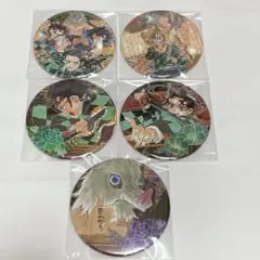 鬼滅の刃 竈門炭治郎　我妻善逸　嘴平伊之助　コレクション缶バッジ　5点セット