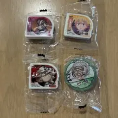 【お値下げ中】鬼滅の刃　くら寿司　消しゴム　缶バッジ