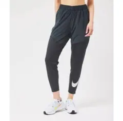 新品 NIKE Dri-FIT RUN ウィメンズ ランニングパンツ 黒灰 S