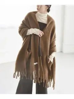 quaranciel:ポケット付き マルチ ウェイ ストール ¥6,490