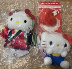 ハローキティ　一番くじ　⑩バッグチャームB　プライズ品セット