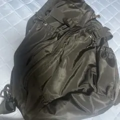 ブラックナイロンリュック 中型　2way