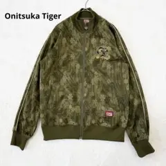 美品レアOnitsukaTiger オニツカタイガー　スカジャンＬ 黒✖️金 希少 美品レアOnitsukaTiger オニツカタイガー スカジャンL 黒✖️金