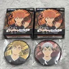 ハイキュー!! 北信介 宮侑 ラメキラカンバッジコレクション 缶バッジセット