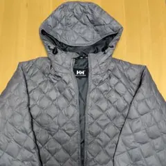 難あり特価！HELLY HANSEN ダウンジャケット フード付き グレー