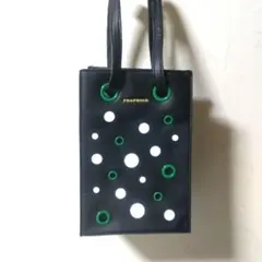 美品 FRAPBOISドットアイレットシリーズ ショルダーバッグ2way