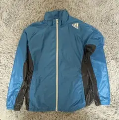 adidas ウィンドブレーカー 青/黒