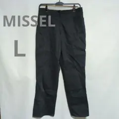 MISSEL スリットパンツ ストレートレッグ ダークグレー Ｌ ミゼールのサムネイル