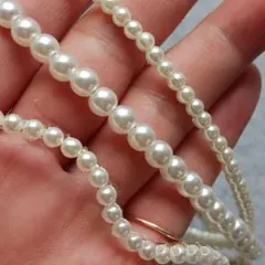 パールビーズヘアバンド3点セット