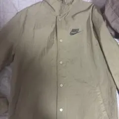 Nike カーキ フード付きナイロンジャケット L