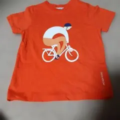 Jacadi PARIS キッズ Tシャツ オレンジ 自転車柄のサムネイル