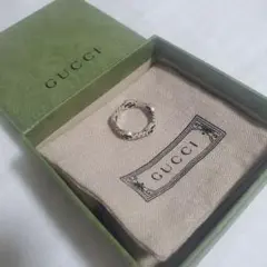 新品　GUCCI ロゴデザインリング　シルバー　14号(日本13号相当)