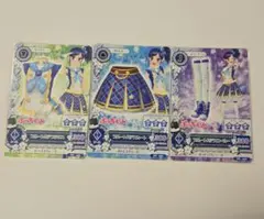 アイカツカード ブルートルテコーデ 霧矢あおい 3枚セット